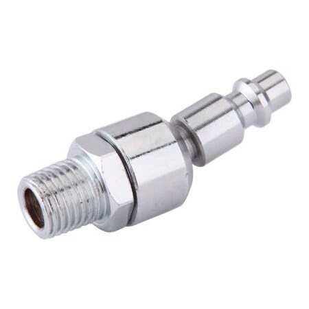 Gec Freeman Male To Male Swivel Industrial Plug Z1414MMSIP, 1/4" x 1/4", Zinc Z1414MMSIP